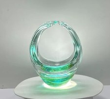 Mdina Glass Basket Sea And