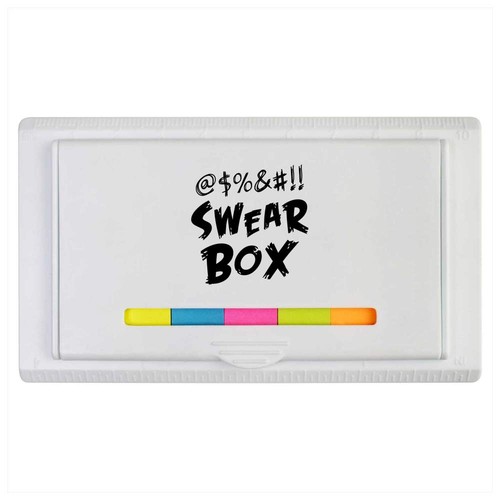 Funny swear box sticky note - swear,