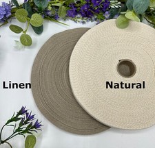 25mm pure cotton webbing 2mm thick tote bag handle strong durable BY THE METRE