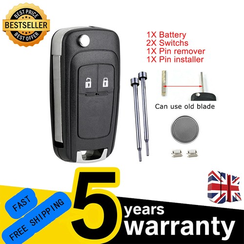 Replacement car flip key fob - car,