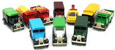 10 x Corgi Diecast Model Vans Trucks Buses Kelloggs, Ford, Dunlop, Typhoo Etc c
