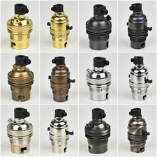 Vintage Industrial Lamp Light Bulb Holder Antique Retro Edison BC B22 Bayonet