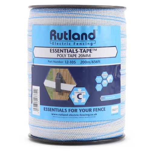 Rutland electric fence poly - fence,