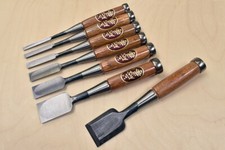 Japanese Beginners Chisels Set of 7 with Free Tool Roll