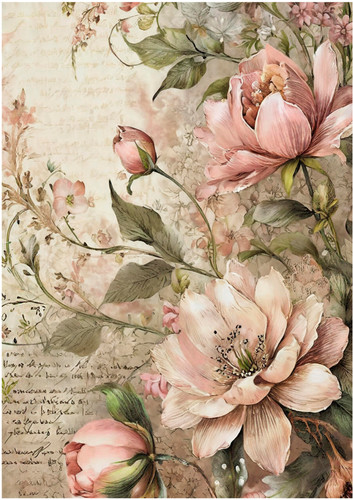 Rice paper decoupage - rice,