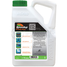 1 X 5L ROUNDUP PROACTIVE 360 STRONG PROFESSIONAL GLYPHOSATE WEEDKILLER