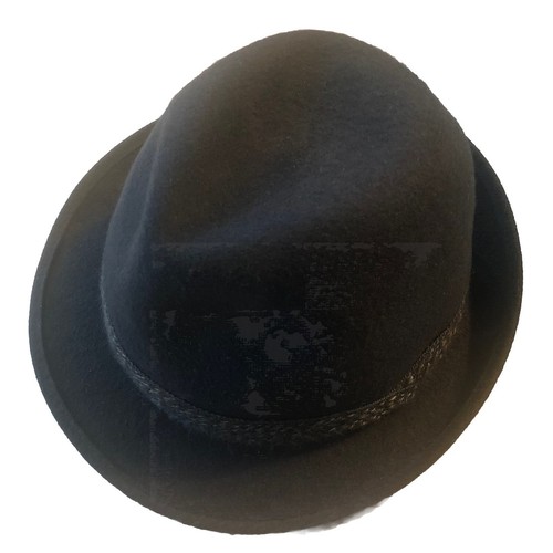 Vintage wool felt trilby hat - wool,