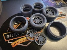 1/18 Scale BBS RS2 Split Staggered 3d Printed Wheels & Yokohama Tyres Diecast