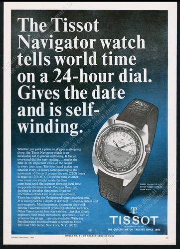 1967 tissot navigator seaster - 1967,