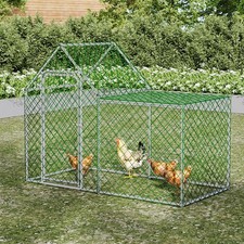 2m Metal Chicken Run Coop
