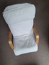 Child's IKEA Comfy Chair OLAND, 29 ×17 ×17 Washable Cover White will send flat 