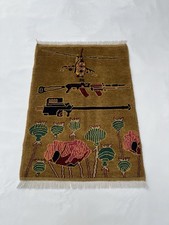 85x64 Cm Afghan War Rug  War