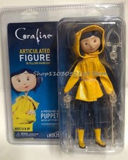 NECA Coraline in Yellow Raincoat 7 inch Articulated Action Figure NEW SEALEDED