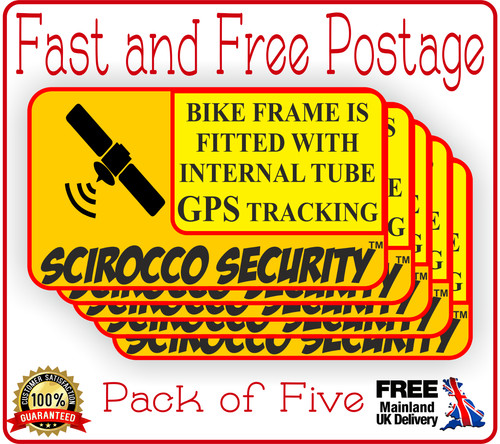 Bicycle security stickers gps - security,
