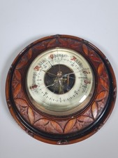 antique aneroid barometer with