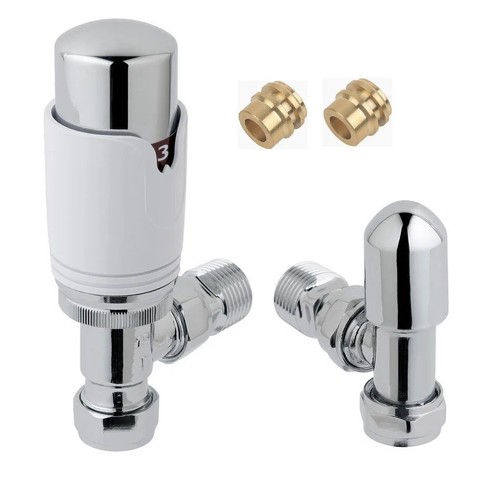Angled thermostatic radiator - thermostatic,
