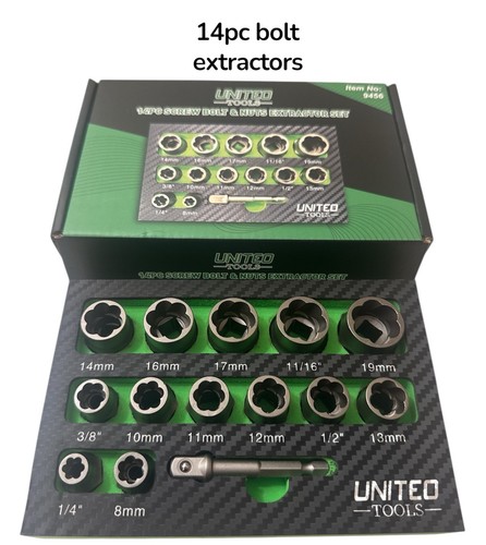14pc bolt extractor impact - extractor,