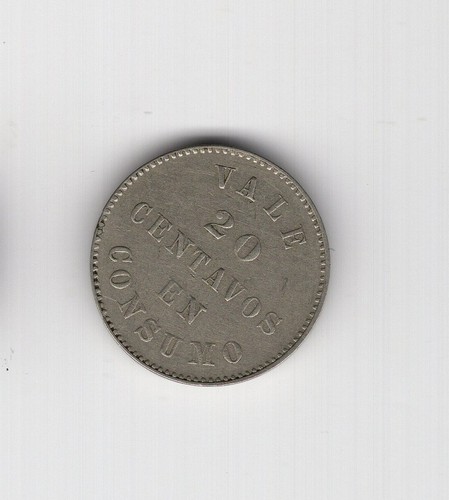 Chile 20c trade token