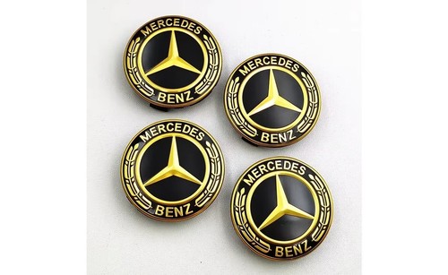 Mercedes gold alloy wheel - gold,