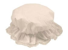 Victorian Mop Cap Hat With White Lace Ladies Women Fancy Dress  Accessory.