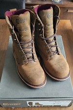 Chippewa Super Dna 8 Inch Waterproof Insulated Lace Up Work  Mens Brown  59416