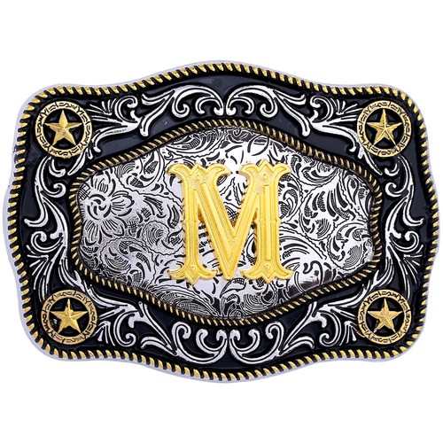 Belt buckles men initial - men,