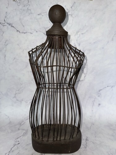 Antique metal wire - &, wood