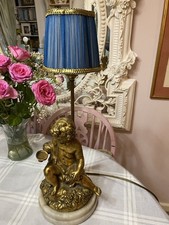 LARGE VINTAGE CHERUB TABLE