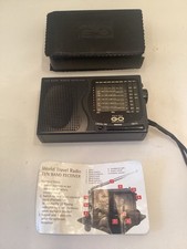 Design GO Ten Band World Receiver Radio With Instructions And Case
