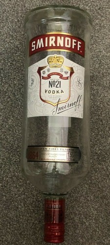Smirnoff vodka litre - litre, empty