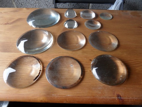 Vintage optical glass - glass, lenses