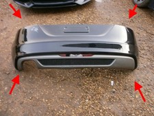 AUDI TT TTS S LINE BLACK EDITION ORIGINAL BARE REAR BUMPER MK2 8J OEM 42k miles