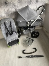 Bugaboo ❤️ Travel System 3 In 1  Stroller Grey Melange
