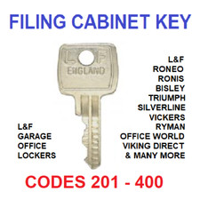 Filing Cabinet Spare Key L&F