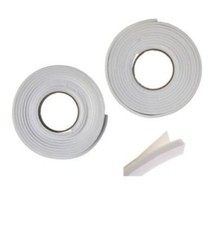 2 X 5M FOAM DRAUGHT EXCLUDER WEATHER SEAL STRIP INSULATION DOOR WINDOW TAPE NEW