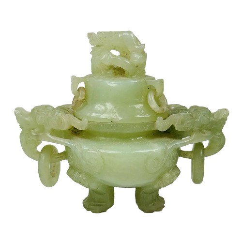 Chinese jade censer - chinese, burner