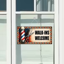 Barber Sign Walk-Ins Welcome