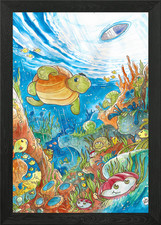 Coral Dreams Framed Wall Art