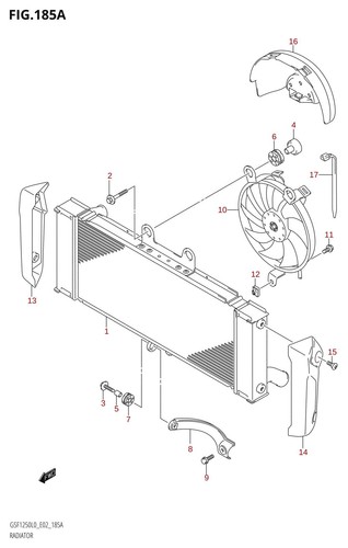 Suzuki genuine screw - screw, (6