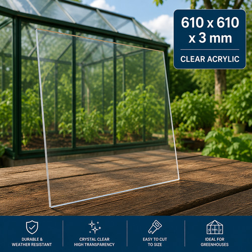 Clear acrylic sheet 3mm - acrylic, |