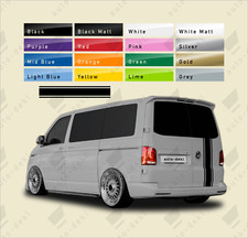 Fits VW T5 T6 Transporter - Rear Door Stripe Graphic Vinyl Sticker Camper Decal