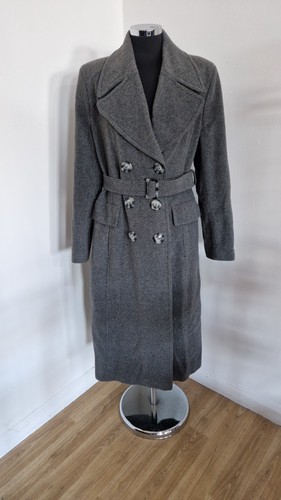 Laura ashley grey long - ashley, coat