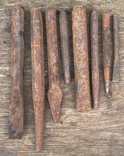 Job Lot of Vintage Punches Engineers Tools