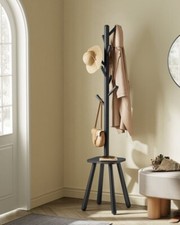 Ink Black Coat Stand Rack Hall