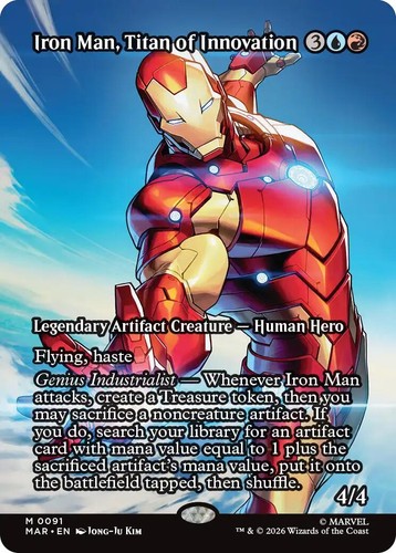 Mtg foil iron man - -, man,