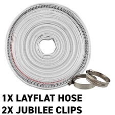 Layflat water delivery discharge hose drainage pump pipe for pools 1",1.25"+2"