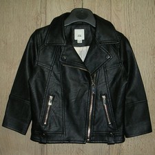 River Island Girls Black Faux