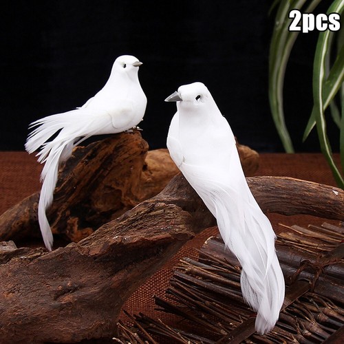 Artificial doves bird garden - doves,