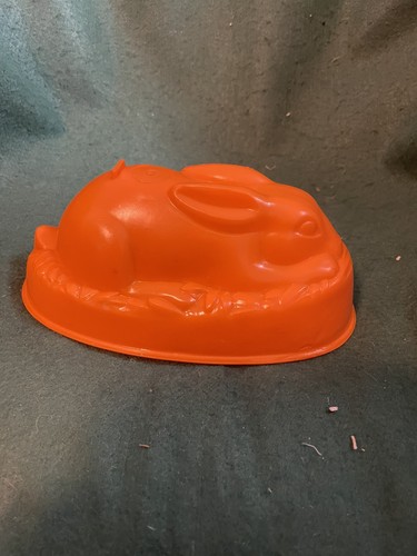 Vintage 1970s orange plastic - vintage,