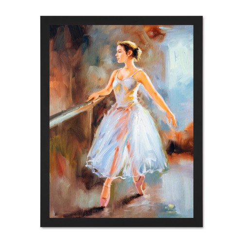 Ballet dancing barre painting - barre,